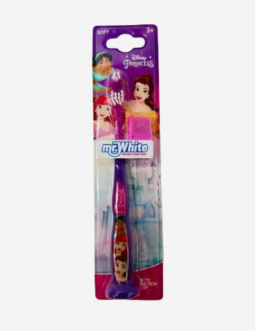 Copii - MR.WHITE PERIUTA DINTI KIDS 3+ CU VENTUZA PRINCESS