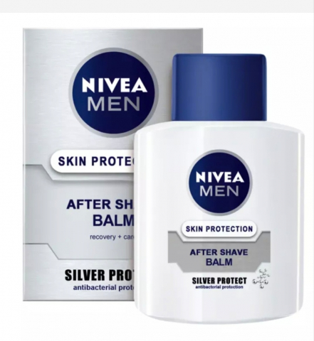 Aparate de ras .Rezerve Ras, Geluri de Ras și After-shave - NIVEA AFTER SHAVE LOTION SILVER PROTECT 100ML