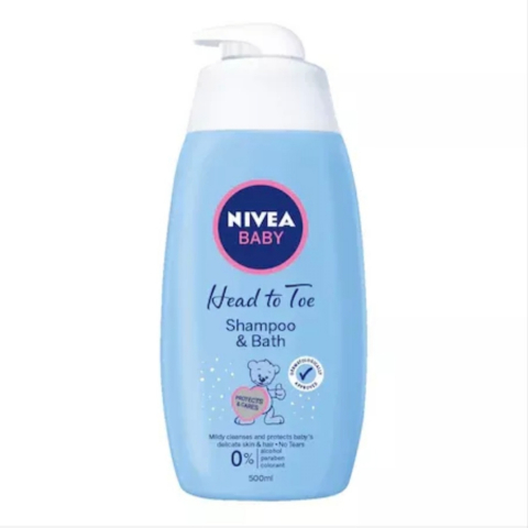 Copii - NIVEA BABY SAMPON&SPUMA BAIE 500ML