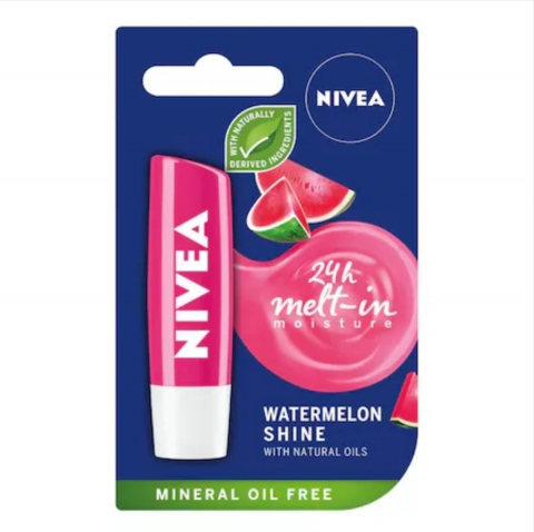 Creme , Demachiante și Dischete - NIVEA BALSAM BUZE WATERMELON SHINE 4.8GR