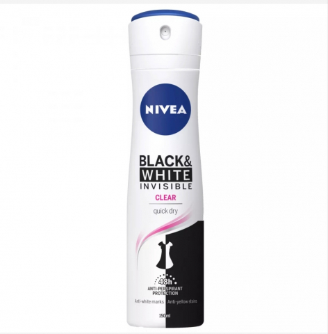 Deodorante - NIVEA DEO WOMEN BLACK&WHITE INV. CLEAR 150ML