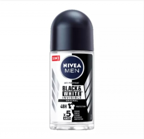 Deodorante - NIVEA ROLL-ON MEN BLACK&WHITE ORIGINAL 50ML
