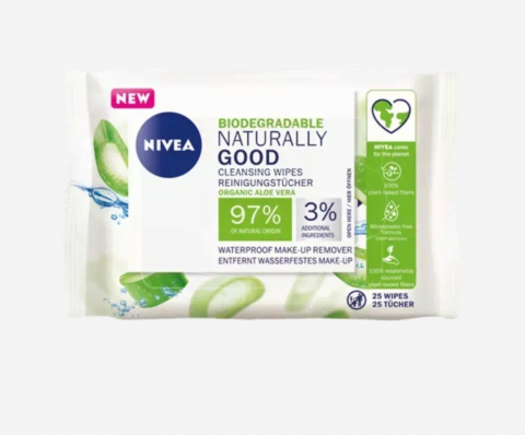 Șervețele Uscate și Umede - NIVEA SERVETELE DEMACHIANTE BIO NATURALLY 25BUC