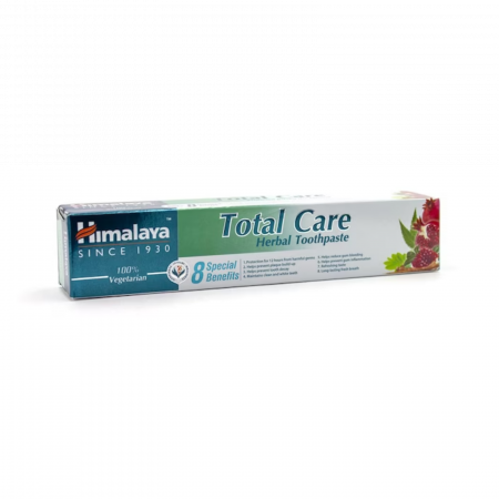 Pasta de Dinți - Pastă de Dinți pe Bază de Plante Himalaya Total Care - 75 ml | Îngrijire Naturală
