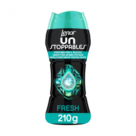 Detergenți de rufe - Perle Parfumate Lenor Unstoppables Fresh 210g - Prospețime de Durată
