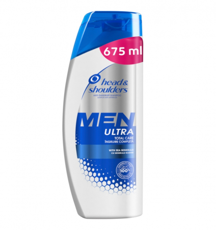 Șampoane și Geluri de Duș - Sampon anti-matreata Head&Shoulders Men Ultra Total Care 675 ml