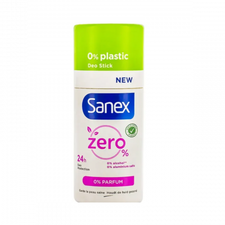Deodorante - Sanex Stick Deodorant 56g Zero Parfum - Fără Parfum, Protecție Naturală