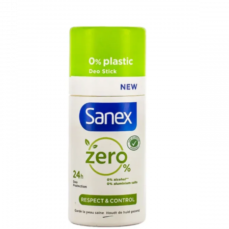 Deodorante - Sanex Stick Deodorant 56g Zero Respect & Control - Protecție Naturală