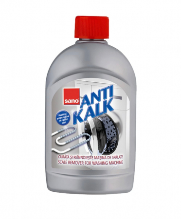 Soluții și capsule pentru mașina de spălat - SANO Anti Kalk pentru Mașina de Spălat, 500 ml