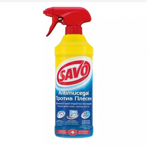 Soluții pentru Parchet ,Gresie și Mobilă - SAVO SOLUTIE ANTIMUCEGAI UNIVERSAL 500ML
