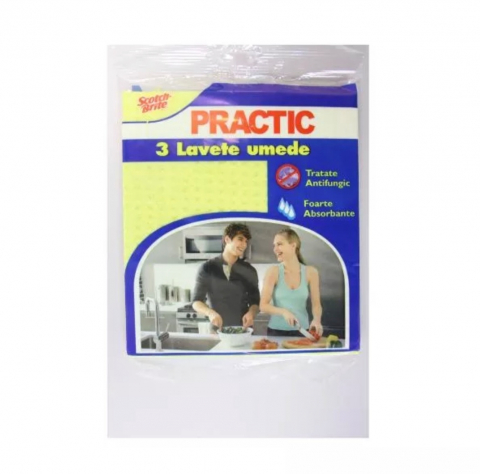 Soluții și Bureți de Vase - Scotch Brite Laveta Umedă