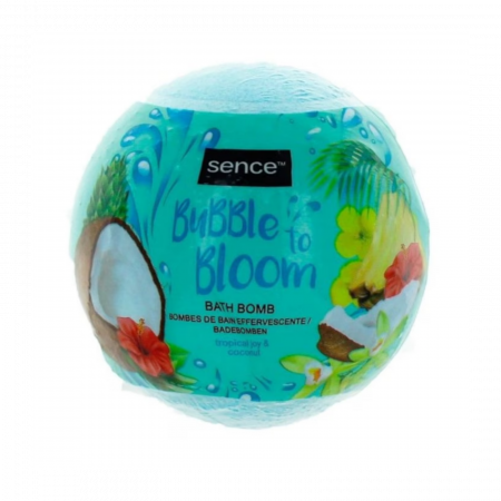 Spumă , Săruri și Bile Pentru Baie - Bombă de Baie Sence Beauty Tropical Joy & Coconut - Evadare Exotică