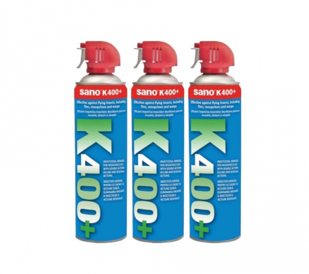 Solutii-insecticide - Set 3 x Sano Insecticid Gandaci K400 500ml, efect de lunga durata, actiune rapida, aplicabilitate usoara, eliminare totala daunatori, minimizeaza mirosul, impact redus asupra sanatatii