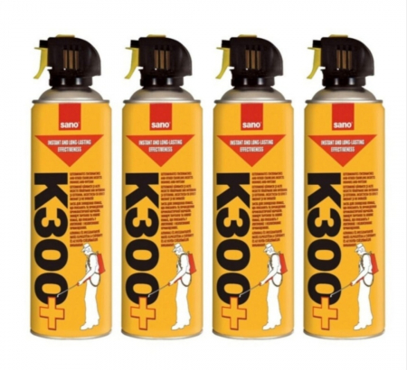 Solutii-insecticide - Set 4 x Sano Insecticid Gandaci K300 630ml, efect de lunga durata, actiune rapida, aplicabilitate usoara, eliminare totala daunatori, minimizeaza mirosul, impact redus asupra sanatatii
