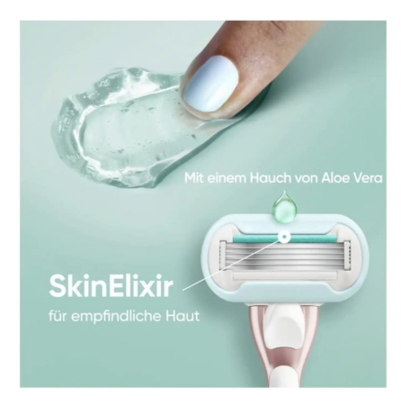 Set Rezerve aparat de ras pentru femei Gillette Venus Extra Smooth Swirl, 8 buc [1]