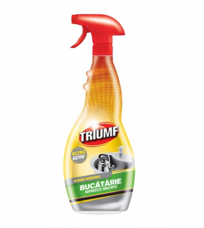 Absorbante si Tampoane - Solutie curatare suprafete bucatarie Triumf - 500ml