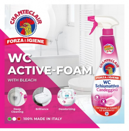 Spuma Activa cu Clor Pentru WC Chanteclair, 625 ml [1]