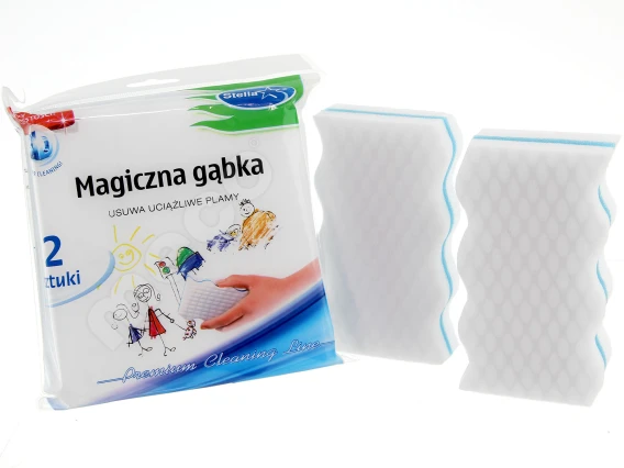 Soluții și Bureți de Vase - Stella Burete Magic 2 Buc - Îndepărtare Ușoară a Petelor