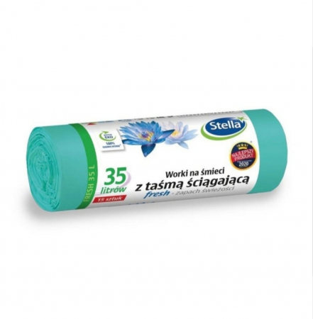 Consumabile - Saci Menajeri Stella Fresh - 35L | Rezistență și Prospețime pentru Gospodăria Ta