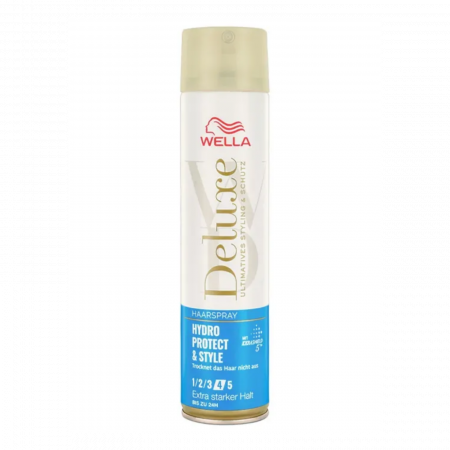 Fixative , Spumă și Ceara pentru Păr - Fixativ par Wella Deluxe Hydro Protect&Style Nr.4 - 250ml