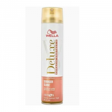 Fixative , Spumă și Ceara pentru Păr - Fixativ par Wella Deluxe Seidiger Glanz Nr.4 - 250ml