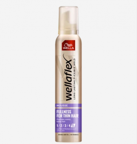 Fixative , Spumă și Ceara pentru Păr - WELLAFLEX SPUMA PAR FULLNESS NR.5 ULTRA STRONG HOLD 200ML