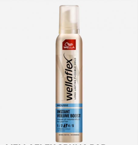 Fixative , Spumă și Ceara pentru Păr - WELLAFLEX SPUMA PAR INSTANT VOLUME BOOST NR.3 STRONG HOLD 200ML