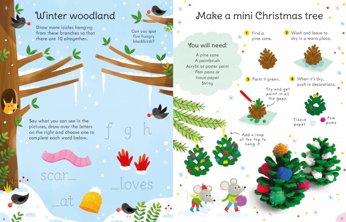 Activitati de Craciun, "Christmas Things to Make and Do", Usborne [4]