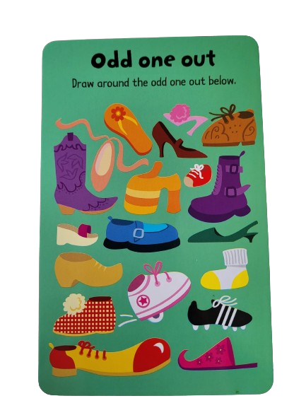 9780746089217 Usborne Wipe-clean cards: 100 things for little children to do on a journey [12]