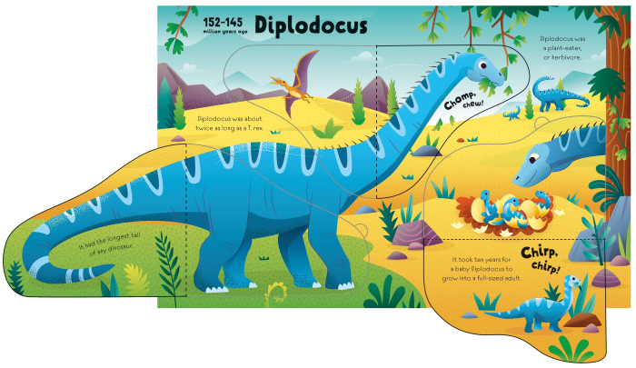 9781805077114 Usborne Great Big Dinosaurs (with Great Big Flaps) [3]
