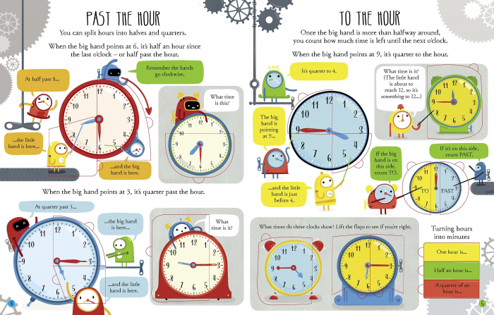 9781409599265 Usborne Lift-the-Flap Telling the Time [3]