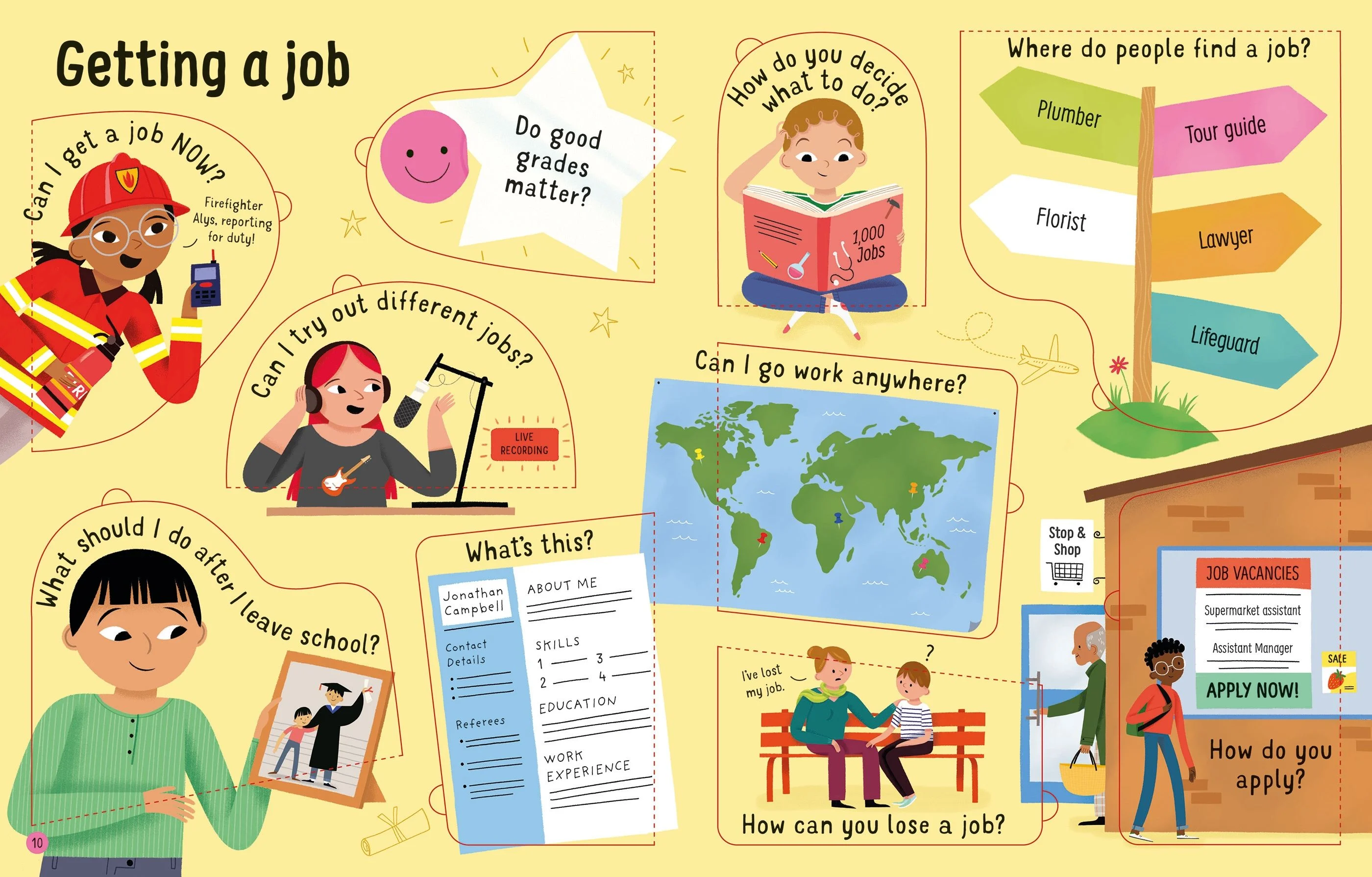 9781803705088 Usborne Lift-the-Flap Q&A About Jobs [4]