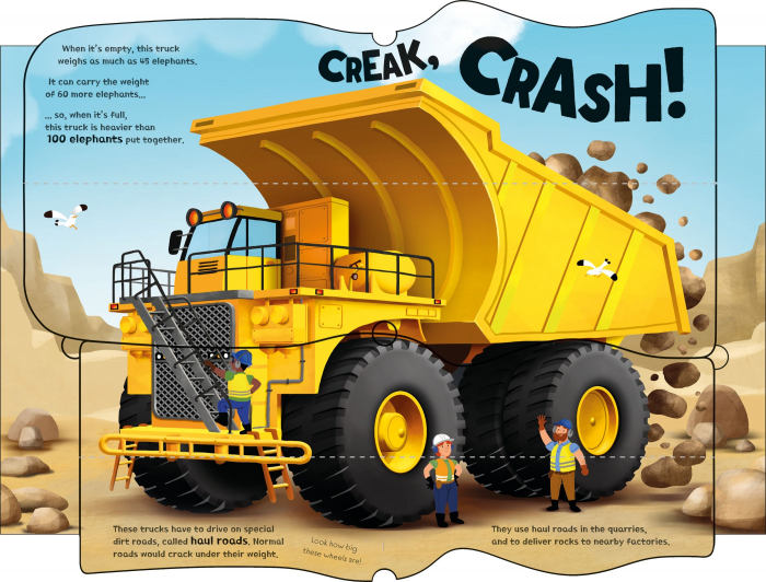 9781805077107 Usborne Great Big Trucks (with Great Big Flaps) [2]