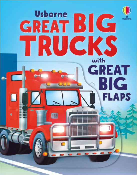 9781805077107 Usborne Great Big Trucks (with Great Big Flaps) [1]