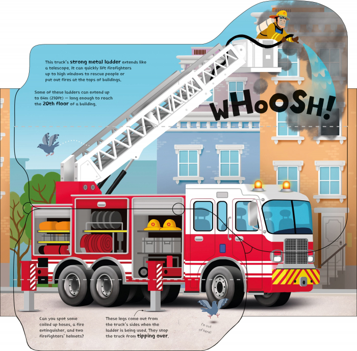 9781805077107 Usborne Great Big Trucks (with Great Big Flaps) [4]
