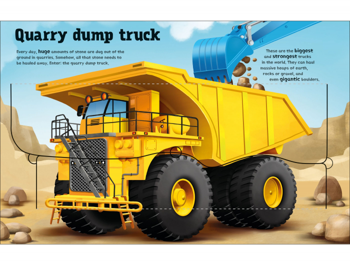 9781805077107 Usborne Great Big Trucks (with Great Big Flaps) [6]