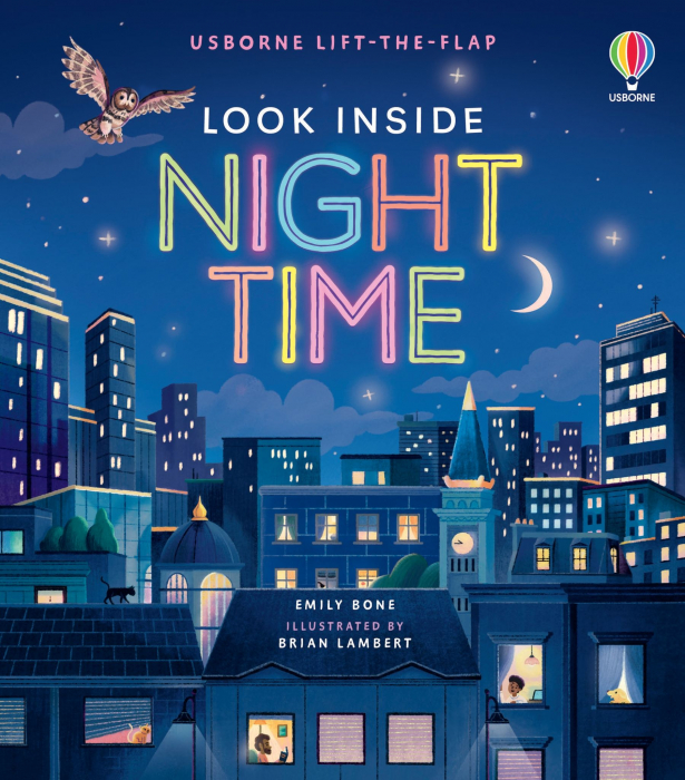 9781803701264 Usborne Look inside Night Time [1]