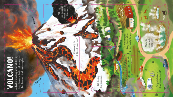 9781474986311 Usborne Look inside Volcanoes and Earthquakes [5]
