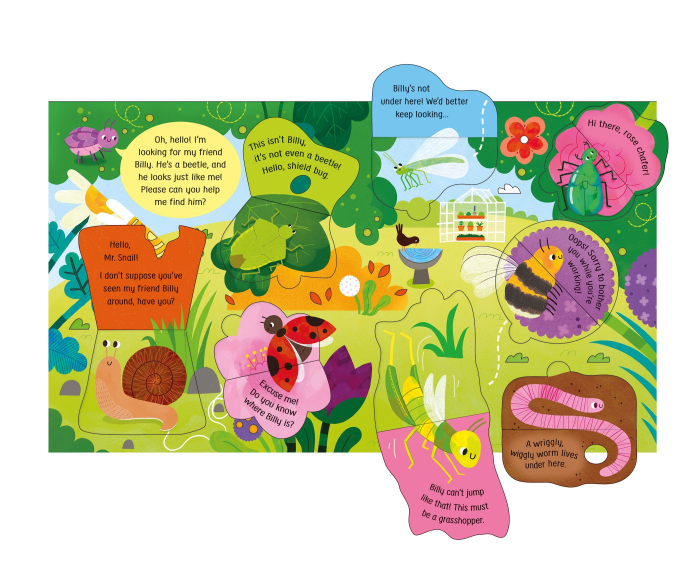 9781835408810 Usborne My First Lift-the-Flap Spot and Say Bugs [3]