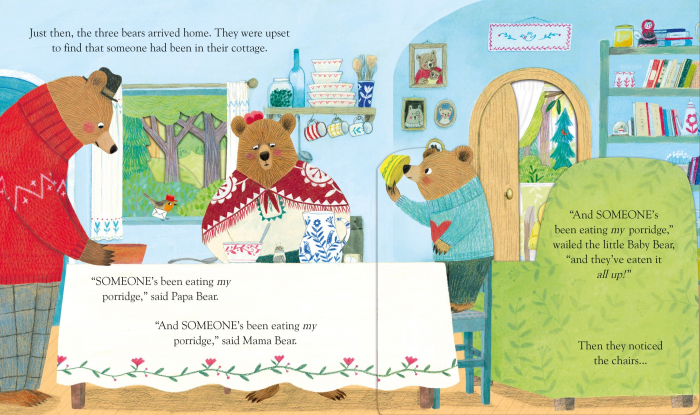 9781474968805 Usborne Peep Inside a Fairy Tale Goldilocks and the Three Bears [2]