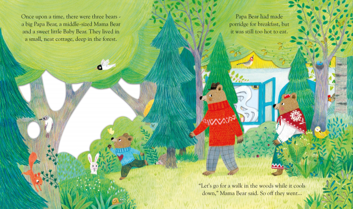 9781474968805 Usborne Peep Inside a Fairy Tale Goldilocks and the Three Bears [4]
