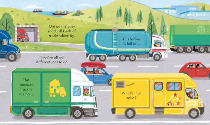9781805312321 Usborne Peep inside How a Truck Works [2]