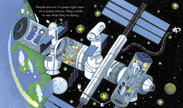 9781409599142 Usborne Peep inside space [3]