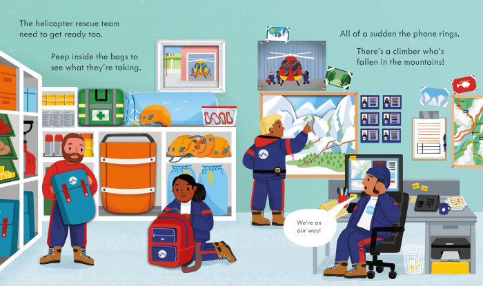 9781801311816 Usborne Peep inside How a Helicopter Works [3]