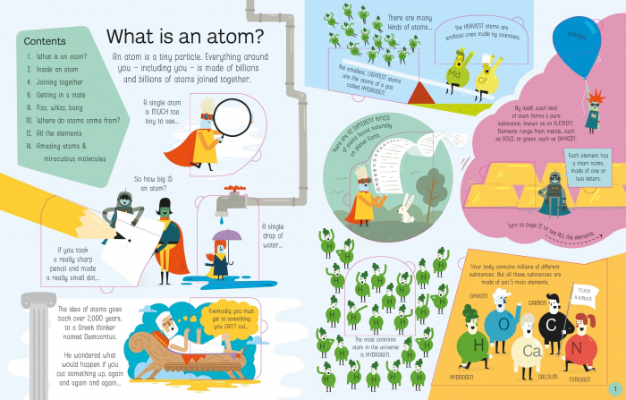 9781474943642 Usborne See Inside Atoms and Molecules [3]