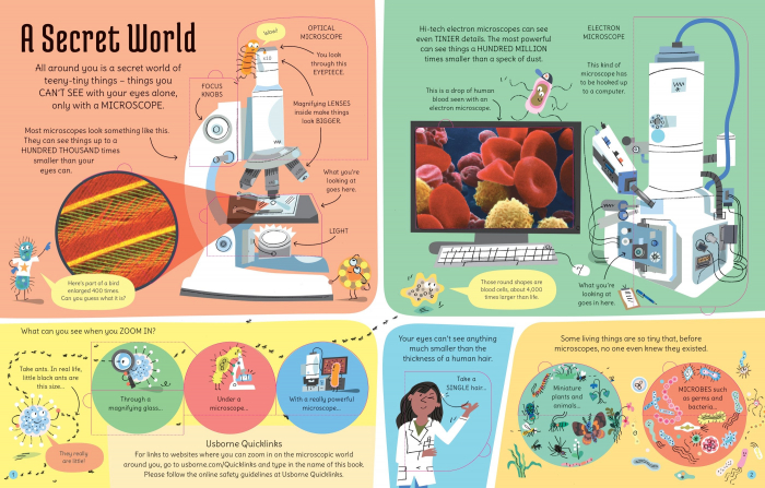 9781474986151 Usborne See Inside the Microscopic World [4]