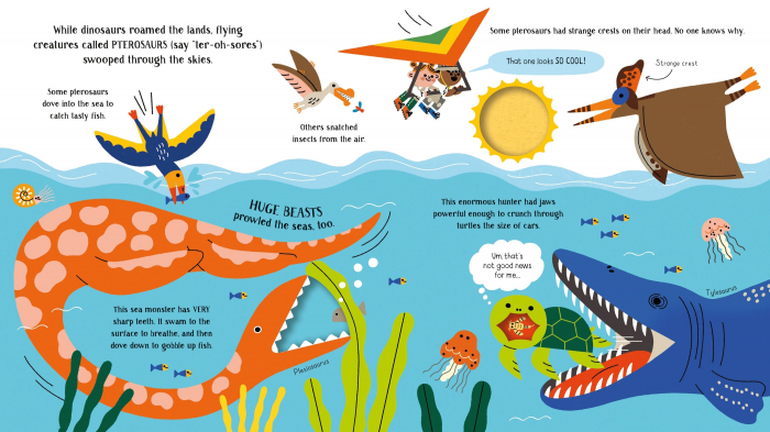 9781805079620 Usborne Step Inside Science: Dinosaurs [2]