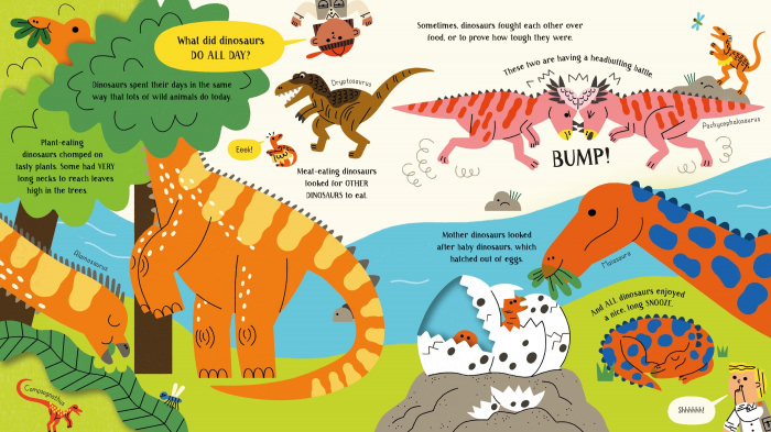 9781805079620 Usborne Step Inside Science: Dinosaurs [3]