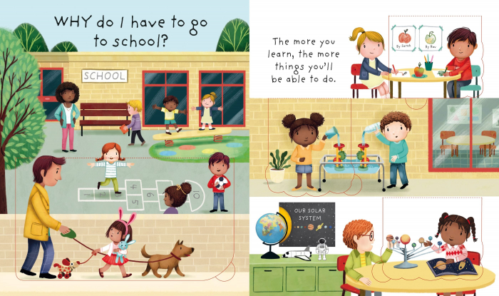 9781474997911 Usborne Why do I have to go to school? [2]
