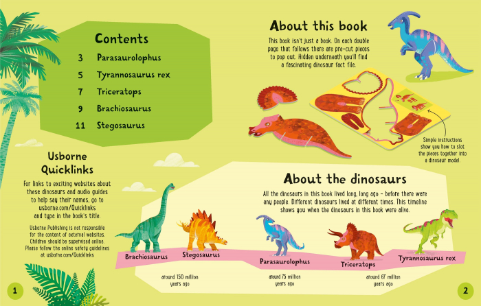 9781805076667 Usborne Slot-together Dinosaurs Book [6]